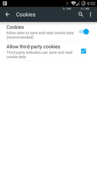 Fotografía - [Nom Nom No] Chrome Beta Maintenant vous permet de désactiver les cookies tiers tout en permettant Ones de première partie